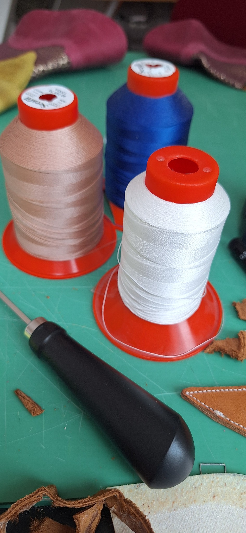 Detail van het maakproces
